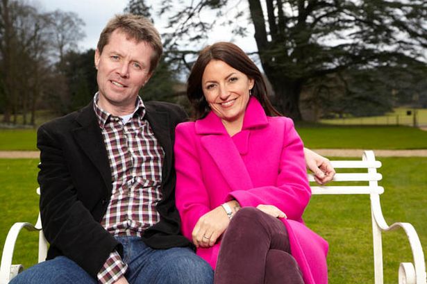 LONG LOST FAMILY Thursday 12th April on ITV 1 Pictured- Presenters Nicky Campbell and Davina McColl-787475